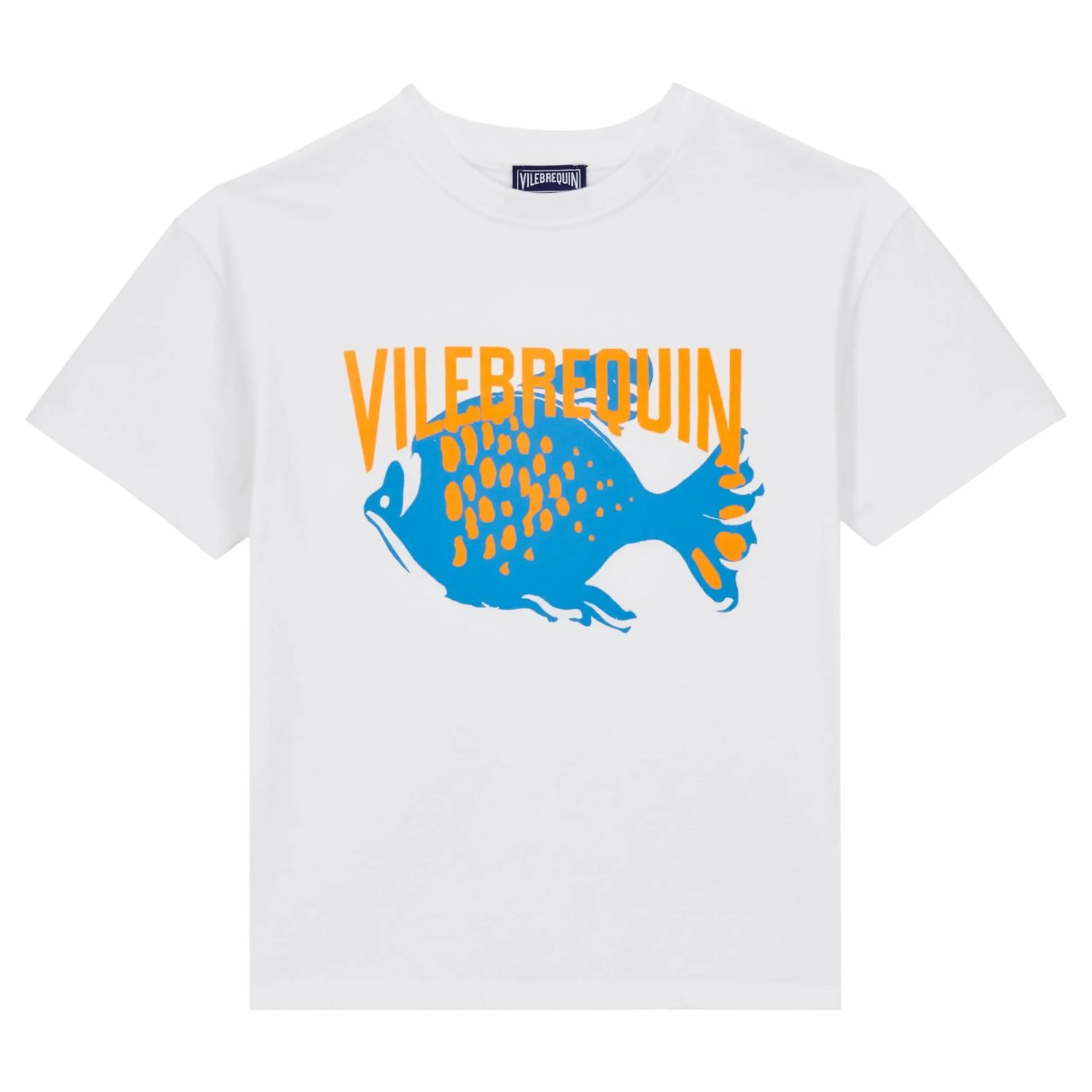 Garçon Vilebrequin T-Shirts^T-Shirt En Coton Garçon Vbq Fish