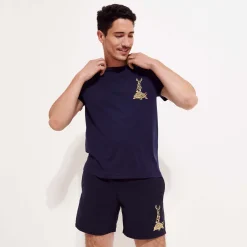 Homme Vilebrequin T-Shirts^T-Shirt En Coton Homme Brodé The Year Of The Rabbit