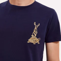 Homme Vilebrequin T-Shirts^T-Shirt En Coton Homme Brodé The Year Of The Rabbit