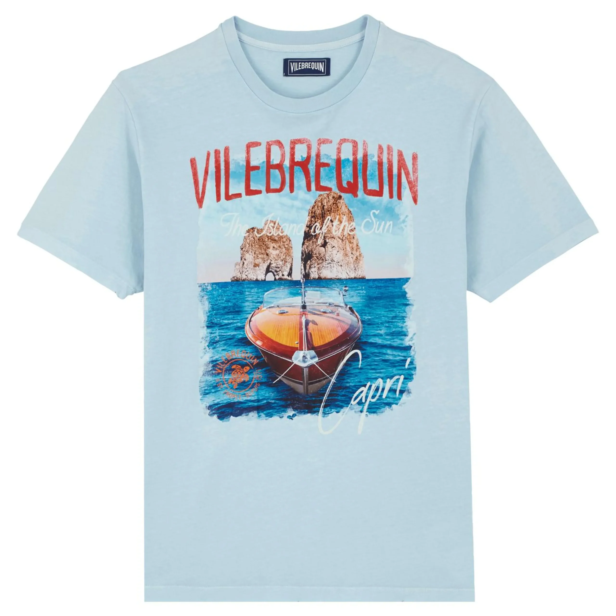 Homme Vilebrequin T-Shirts^T-Shirt En Coton Homme Capri