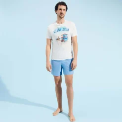 Homme Vilebrequin T-Shirts^T-Shirt En Coton Homme Malibu Lifeguard
