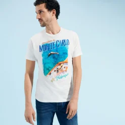 Homme Vilebrequin T-Shirts^T-Shirt En Coton Homme Monte Carlo