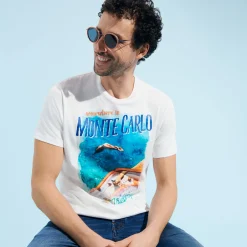 Homme Vilebrequin T-Shirts^T-Shirt En Coton Homme Monte Carlo