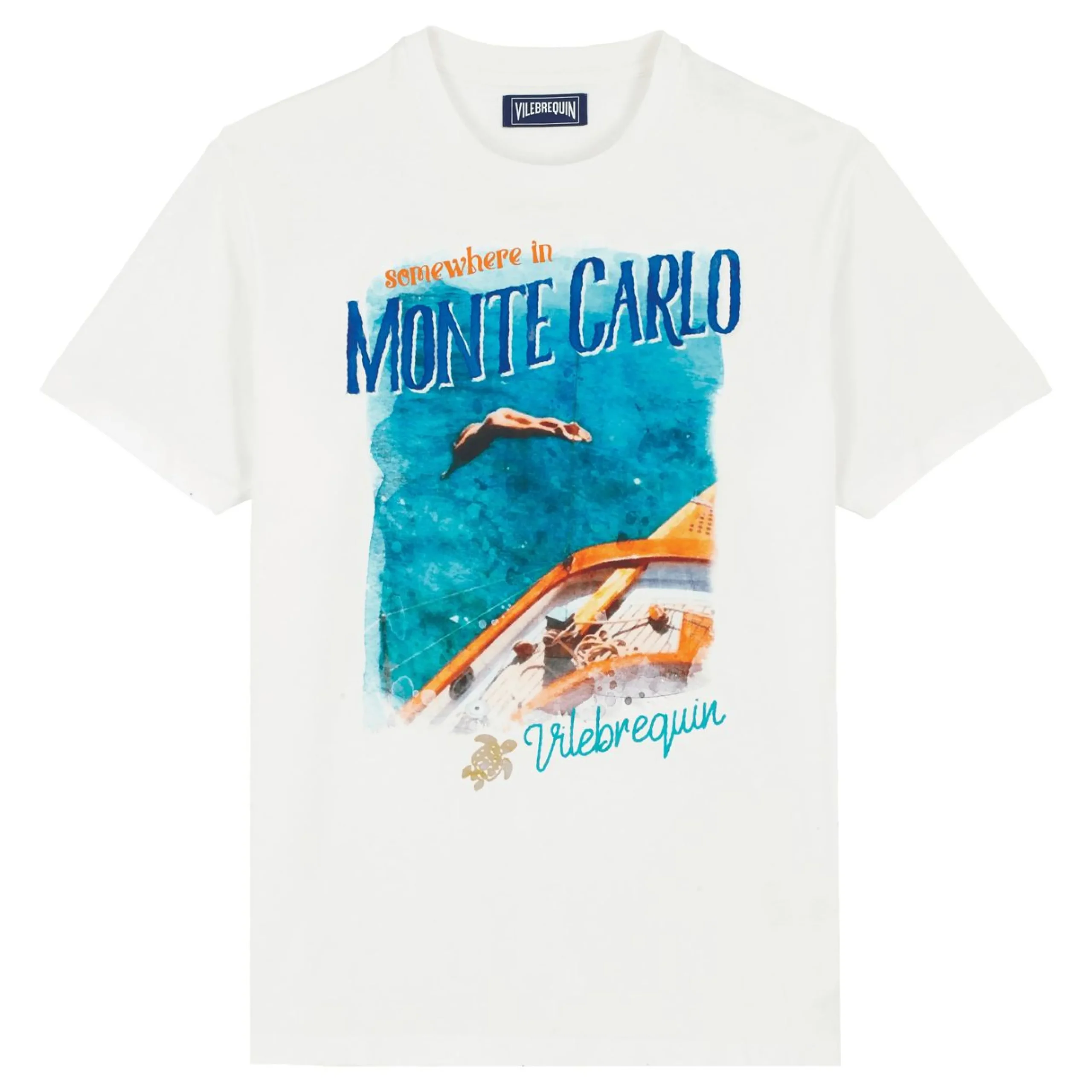 Homme Vilebrequin T-Shirts^T-Shirt En Coton Homme Monte Carlo