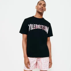 Homme Vilebrequin T-Shirts^T-Shirt Homme Bandana Logo Imprime - X Bape® Black