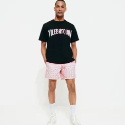 Homme Vilebrequin T-Shirts^T-Shirt Homme Bandana Logo Imprime - X Bape® Black