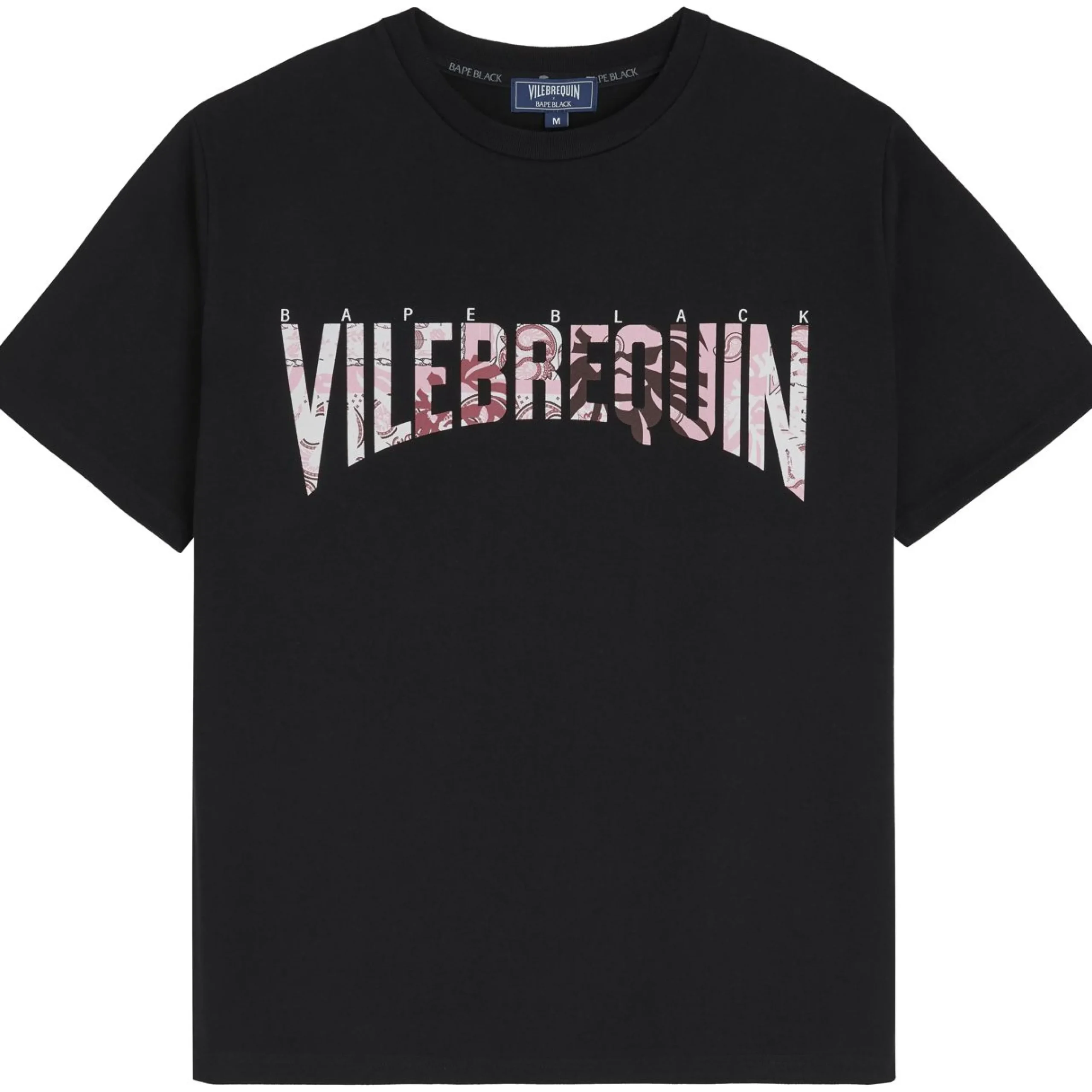 Homme Vilebrequin T-Shirts^T-Shirt Homme Bandana Logo Imprime - X Bape® Black