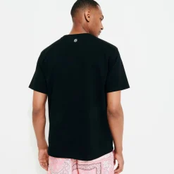 Homme Vilebrequin T-Shirts^T-Shirt Homme Logo Imprime - X Bape® Black