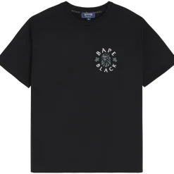 Homme Vilebrequin T-Shirts^T-Shirt Homme Logo Imprime - X Bape® Black