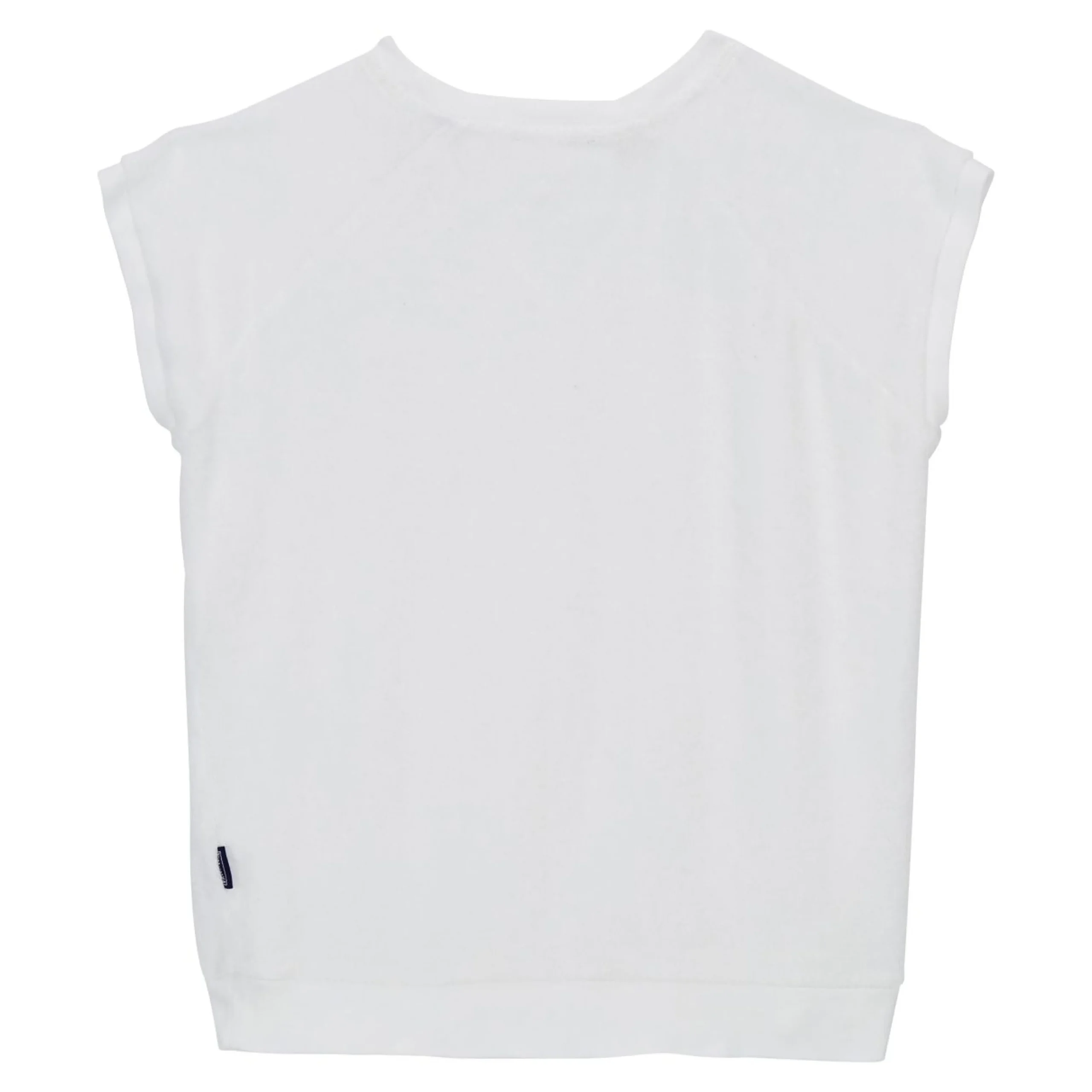 Fille Vilebrequin T-Shirts^T-Shirt Sans Manches En Eponge Fille Uni
