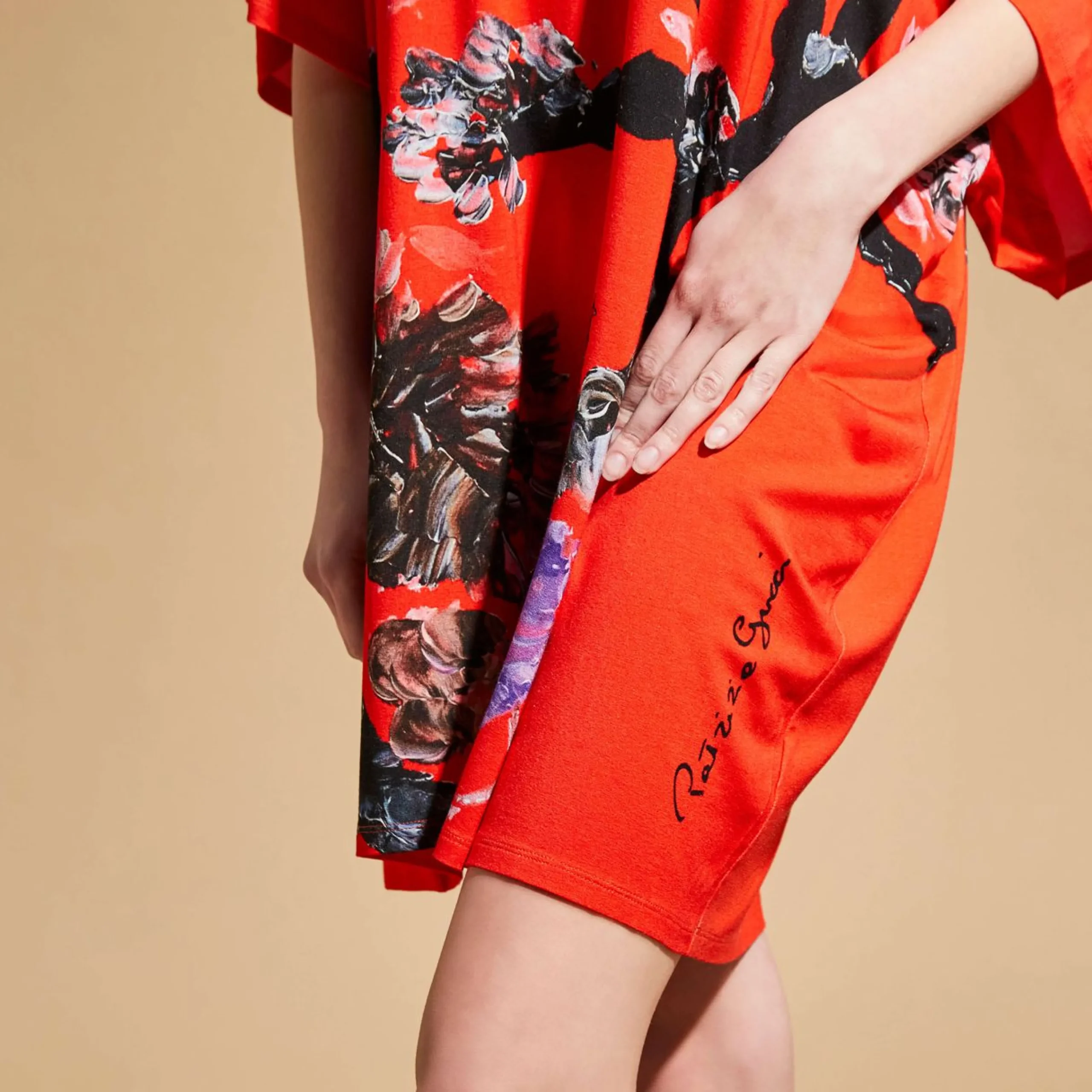 Femme Vilebrequin Tuniques^Tunique En Viscose Femme Spring Flower - X Patrizia Gucci