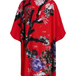 Femme Vilebrequin Tuniques^Tunique En Viscose Femme Spring Flower - X Patrizia Gucci