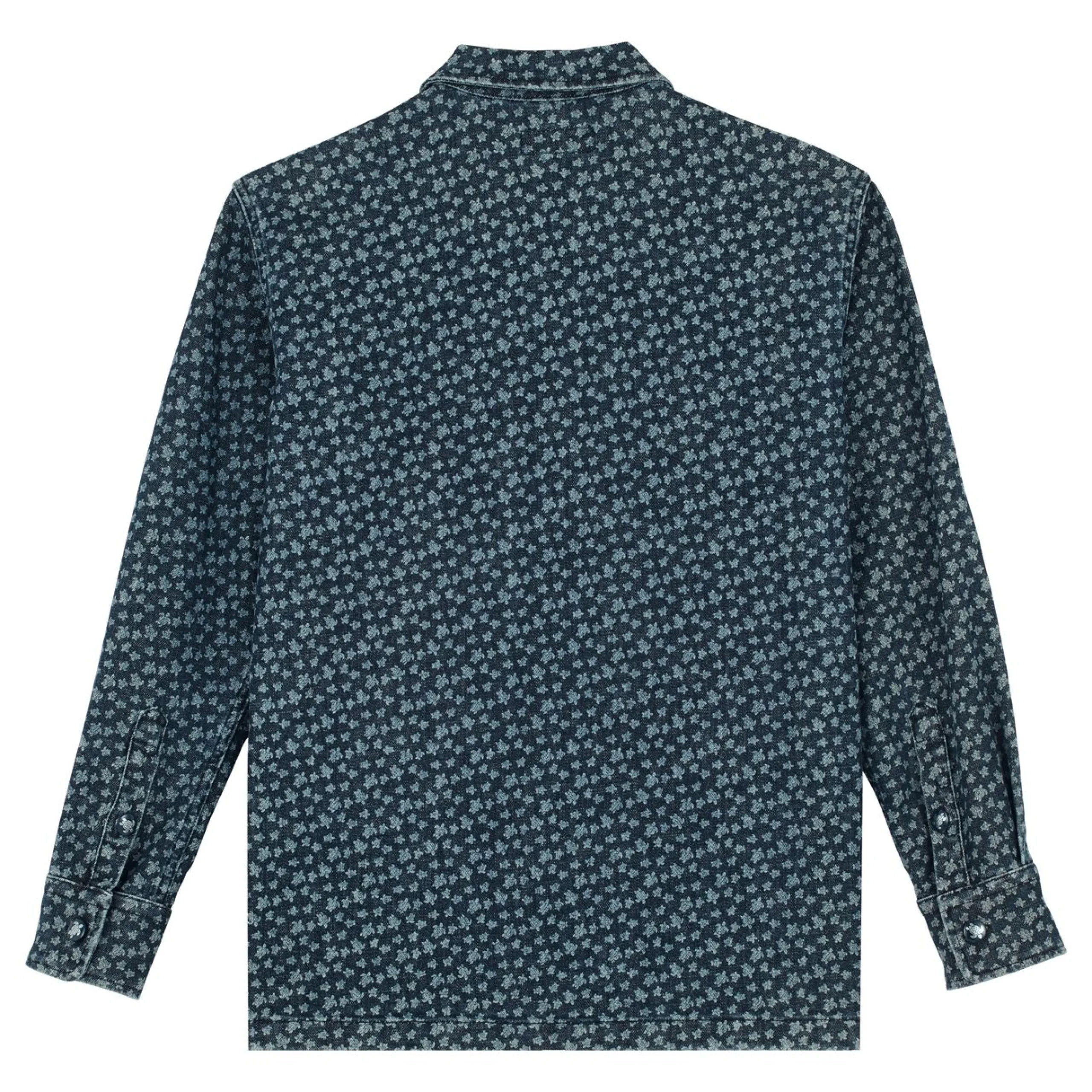 Homme Vilebrequin Vestes Et Manteaux^Veste En Jean Imprime Homme Micro Turtles Corrosion